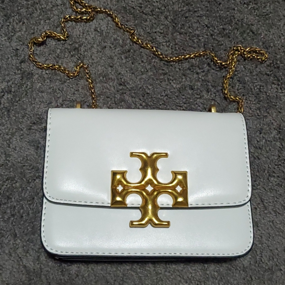 Tory Burch Eleanor Crossbody in white